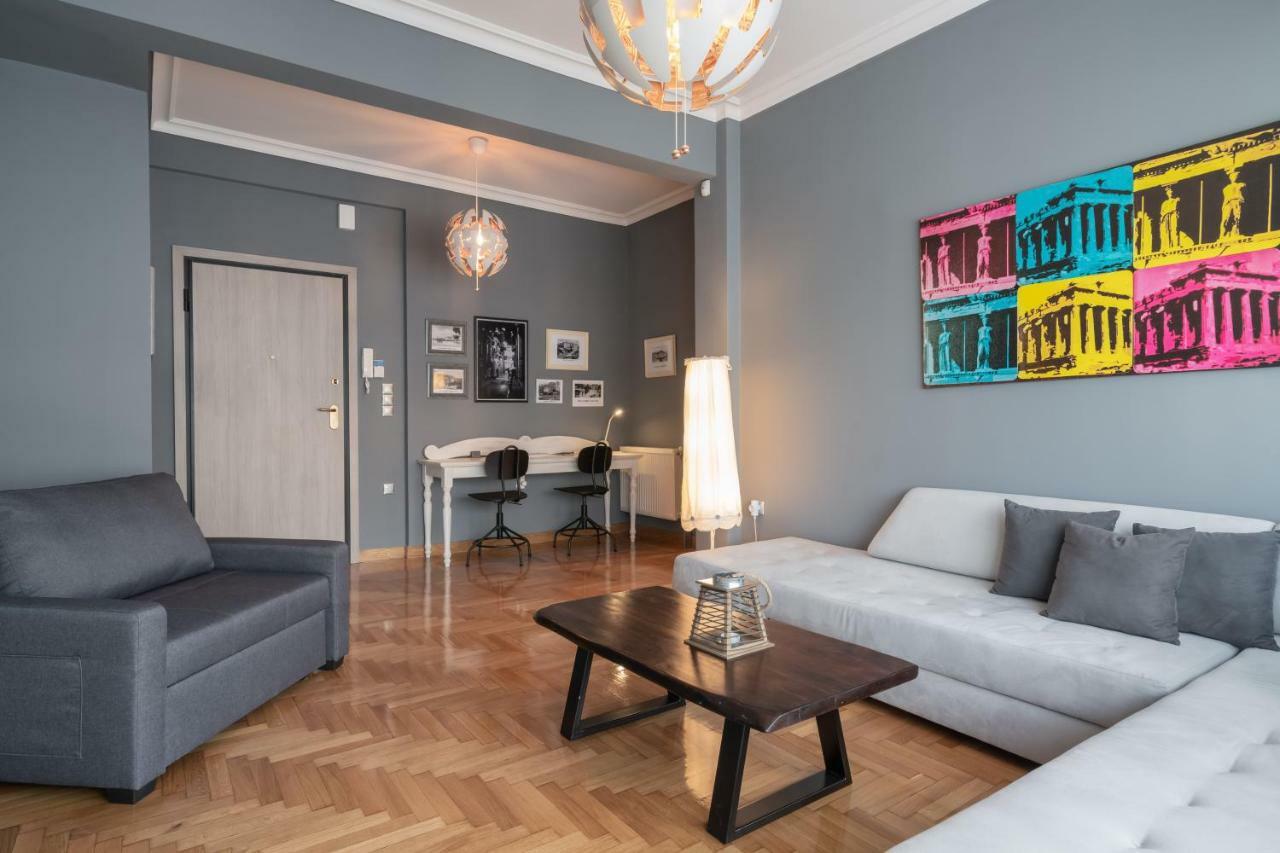 Апартаменты Modern & Stylish Apt At The Heart Of Афины Экстерьер фото